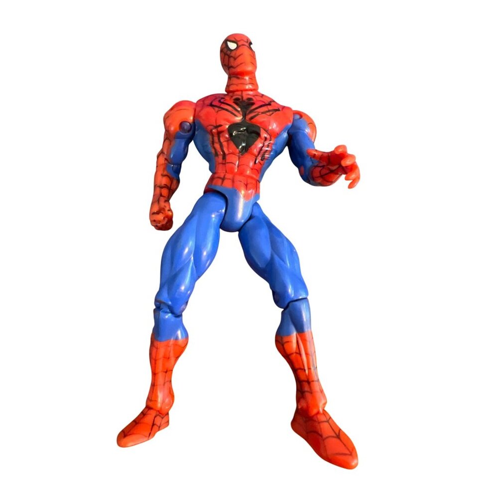 1998 Marvel Toy Biz Spider-Man Action Figure Red & Blue Classic Design 5.5"